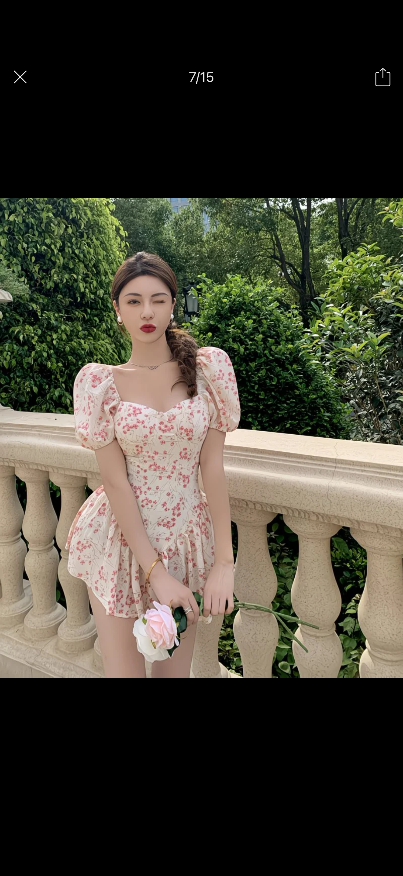 Blossom Kiss Mini Dress - Image 6