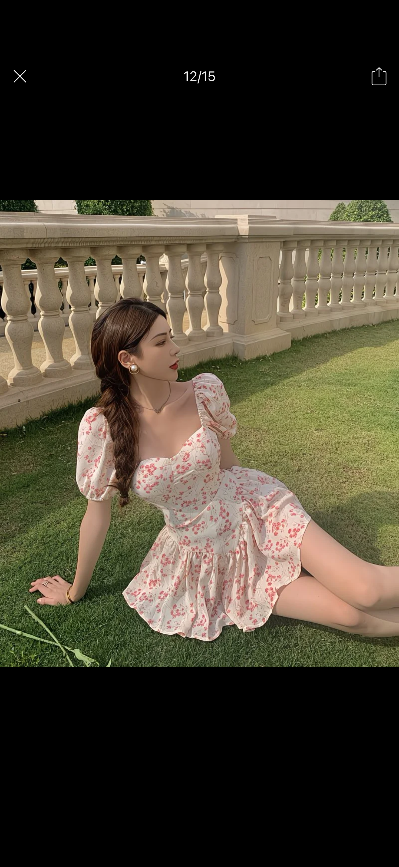 Blossom Kiss Mini Dress - Image 3