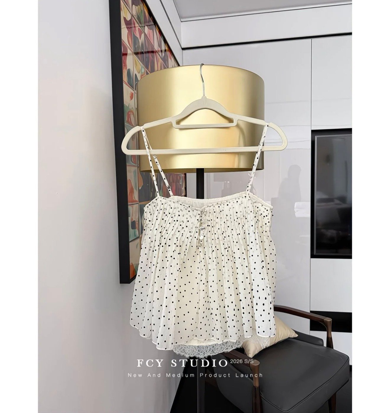 Ivory Polka Charm Camisole - Image 4